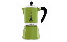 Гейзерная кофеварка Bialetti 4973 Rainbow Green на 6 порций