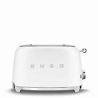 Тостер Smeg TSF01WHMEU, мощность 950 ватт, регулировка степени обжаривания, функция подогрева