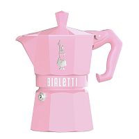 Гейзерная кофеварка Bialetti Moka Express Exclusive Pink 9064, 6 чашек