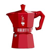 Гейзерная кофеварка Bialetti Moka Express Exclusive Red 9055, 3 чашки