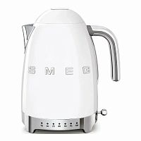 Чайник электрический с поддержанием температуры SMEG KLF04WHEU, белый