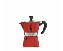 Гейзерная кофеварка Bialetti Moka Express Rossa, 4942, на 3 чашки